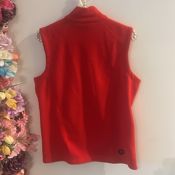 Marmot Red Zip-Up Vest - Picture 5 of 9